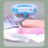 Beading Needle Set for Jewelry Making, with Needle Bottle, Thimble, Threader, Bead Cord, Tape Measure and Storage Case