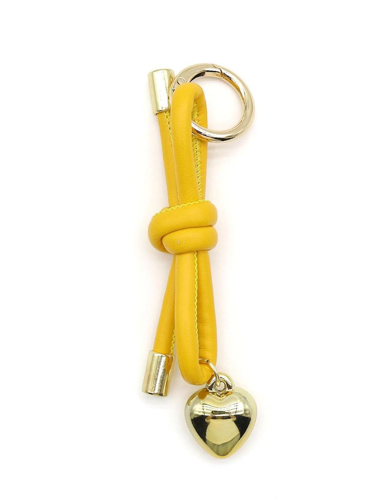 INS-Stil Gewebtes Lederseil Schlüsselanhänger & Schleifen-Taschenanhänger Lanyard