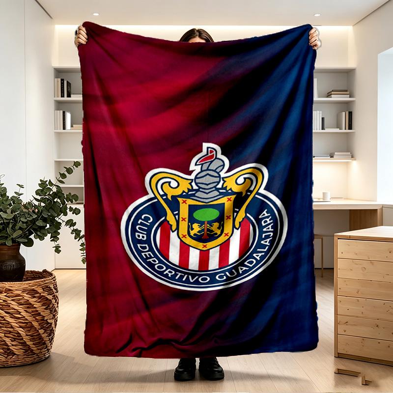 Club Deportivo Guadalajara Print Blanket - Soft & Comfortable, for Bedroom, Travel, Sofa, Home Decoration - Birthday Christmas Gift for Friend