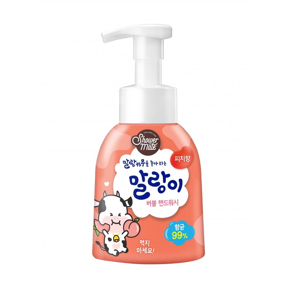 

Daiso Shower Mate Pure Bubble Hand Wash Peach Scent 300ml