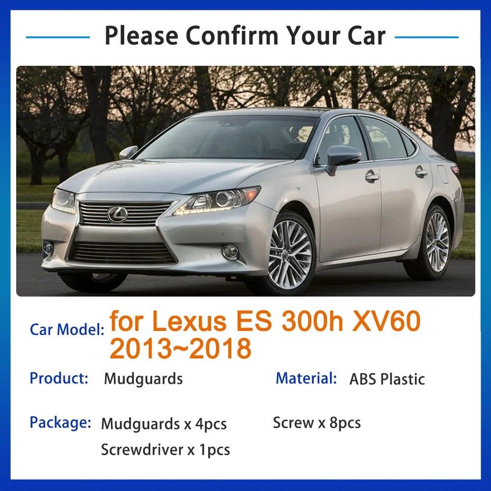 For Lexus ES 300h XV60 2013 2014 2015 2016 2017 2018 Mudguards Splash Front Rear Wheels Fender Mudflaps Car Styling Accessories