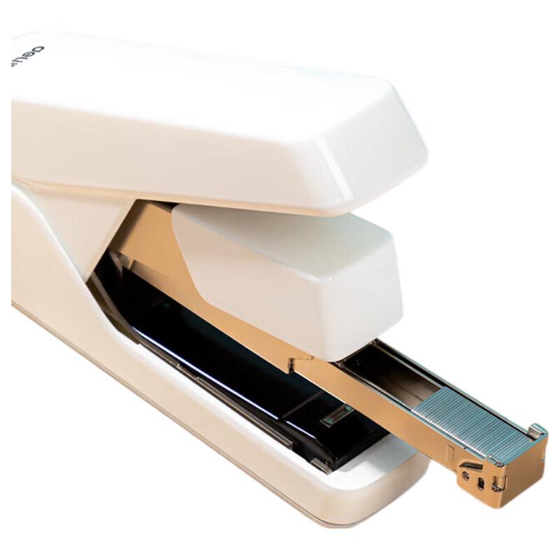 Deli 55-Sheet Flat-Staple Effort-Saving Stapler