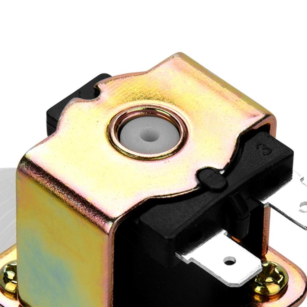 12V DC DN20 G3/4 Plastic Solenoid Valve for Water & Pneumatic Control - Magnetic Pressure Switch