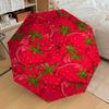 1PC strawberry pattern Automatic Open/Close Umbrella Compact Folding Umbrella with 8-Rib Shaft lightweight esign, Highquality Fabric1151A