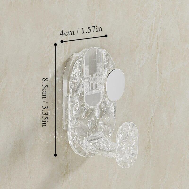 

1 шт. Подставка для хранения раковины, крючок для раковины, выдвижной многофункциональный клейкий настенный крючок, подставка для хранения раковины белый