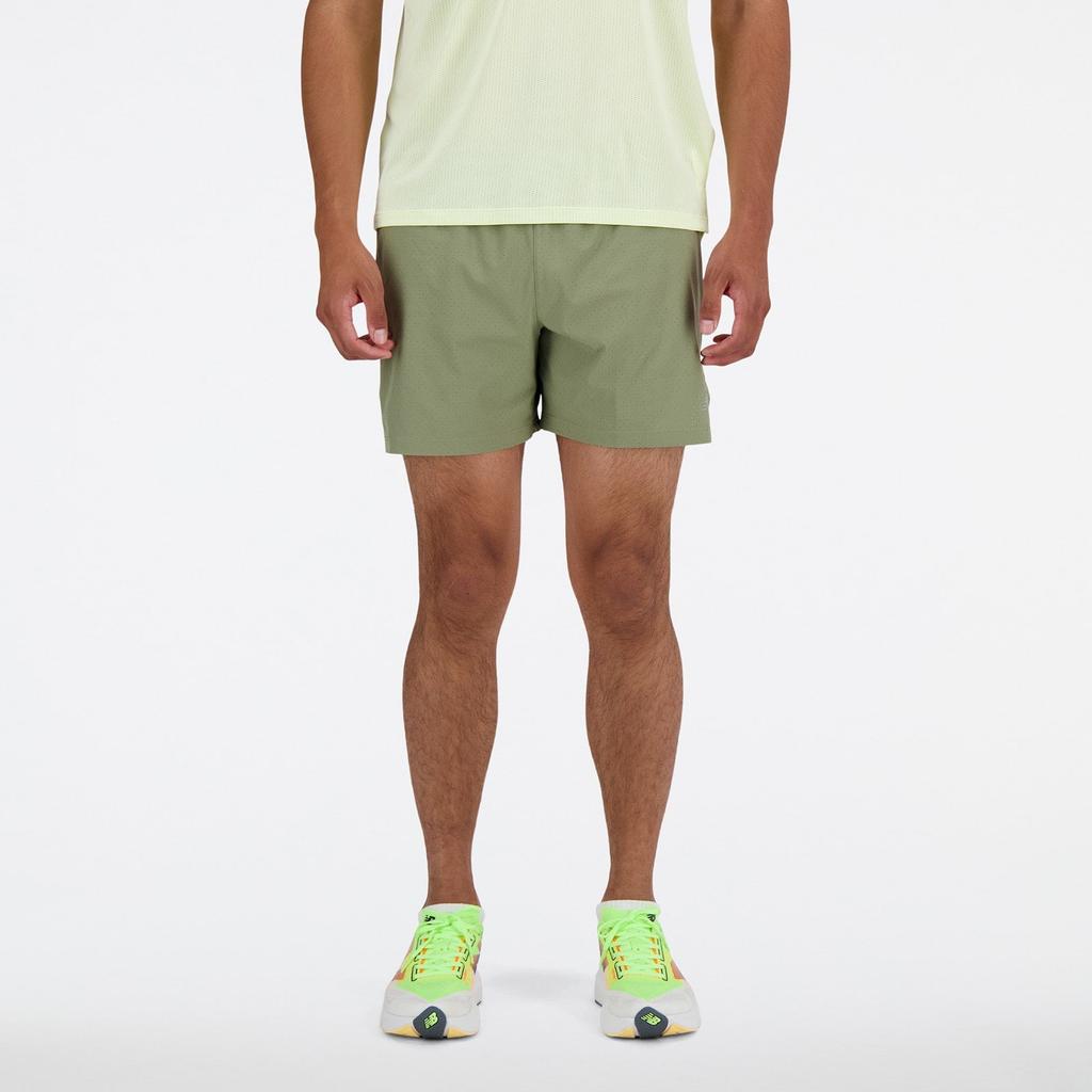 New Balance Casual Shorts Men's Dark Olive Green MS41283-DEK
