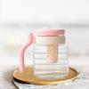 Glass Tea Cup with Infuser Mug 950ml Drinking Cute Leakproof Clear Bottle
