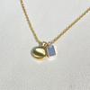 Minimalist Gold & Silver Geometric Necklace - High-End Retro Choker for Women