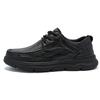 Handgefertigte Freizeitschuhe für Herren, Loafer, leichte Mokassins aus echtem Leder, Plateau-Schuhe, Schnürschuhe, Sneaker