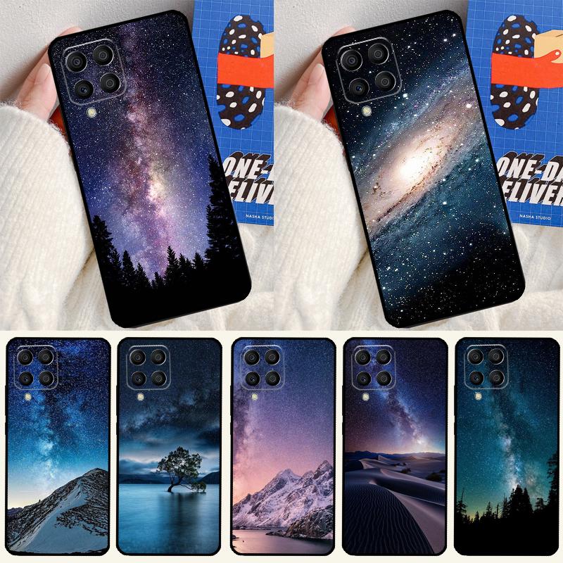Star Space Moon Night For Samsung Galaxy M33 M13 M23 M53 M15 M55 M31 M51 M14 M34 M54 M20 M30s M32 M52 Phone Case