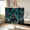 Kaiju no 8 Flanelldecke mit Aufdruck Hohe Qualität Warm Bequem Decke für Alle Jahreszeiten Perfekt für Geschenke Heimdekoration