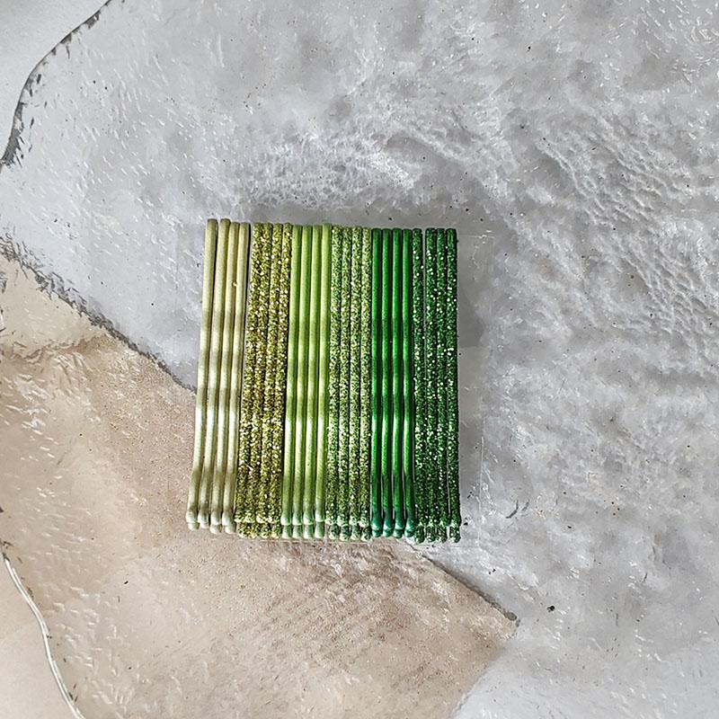 

20pc /set European American style Flash Gradient Hair Side Clips for Women Girls Child Hairpin Gift Hair Accessories Ornament