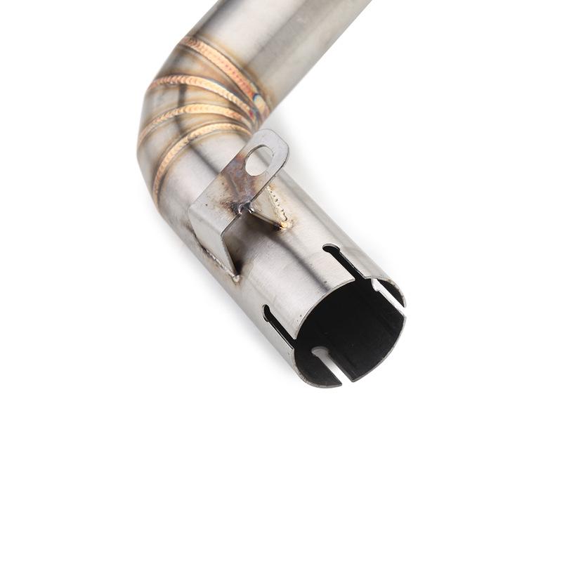 DUKE390/RC390 Stainless Steel Exhaust Mid-Section Connector for Motorcycle Modification
