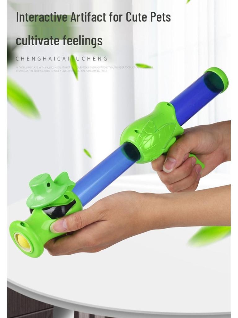 Cat Plush Ball Launcher: Self-Entertainment Toy & Stress Reliever for Kittens