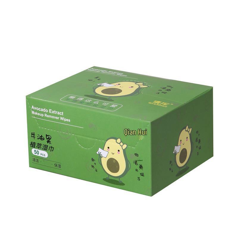 Avocado Face Cleansing Wipes: Gentle, Non-Irritating, Disposable for Deep Cleanse - Ideal for Lazy Routine