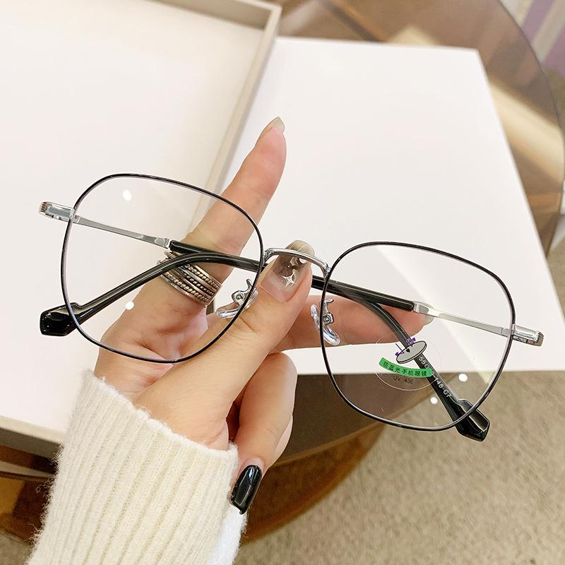 The Same Metal Anti-Blue Glasses Myopia Frame, Retro Danyang Glasses 580