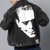 Levis Levis X Universal Monsters Graphic Print Button-Up Jacket Men Jackets Black A3693-0000