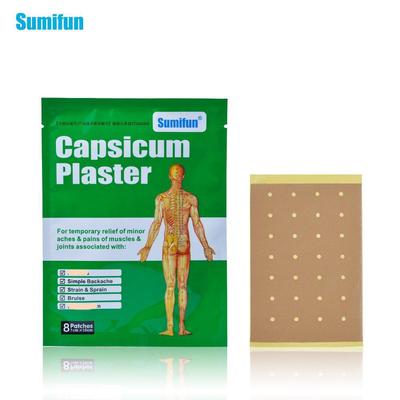 1Bag(8 unidades) Sumifun extrato de gesso, adesivo para articulações do joelho, bálsamo muscular, massagem corporal