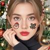 Cute Christmas Tattoo Stickers Cartoon Christmas Snowman, Socks Gift Tattoo Stickers