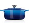 Cast Iron Roaster Le Creuset Signature Round 22 Cm Azure 3.3 L (21177222202430)