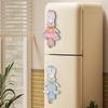 Easter Fabric Bunny Refrigerator Cover, Kitchen Appliance Door Handle Cover Decoration