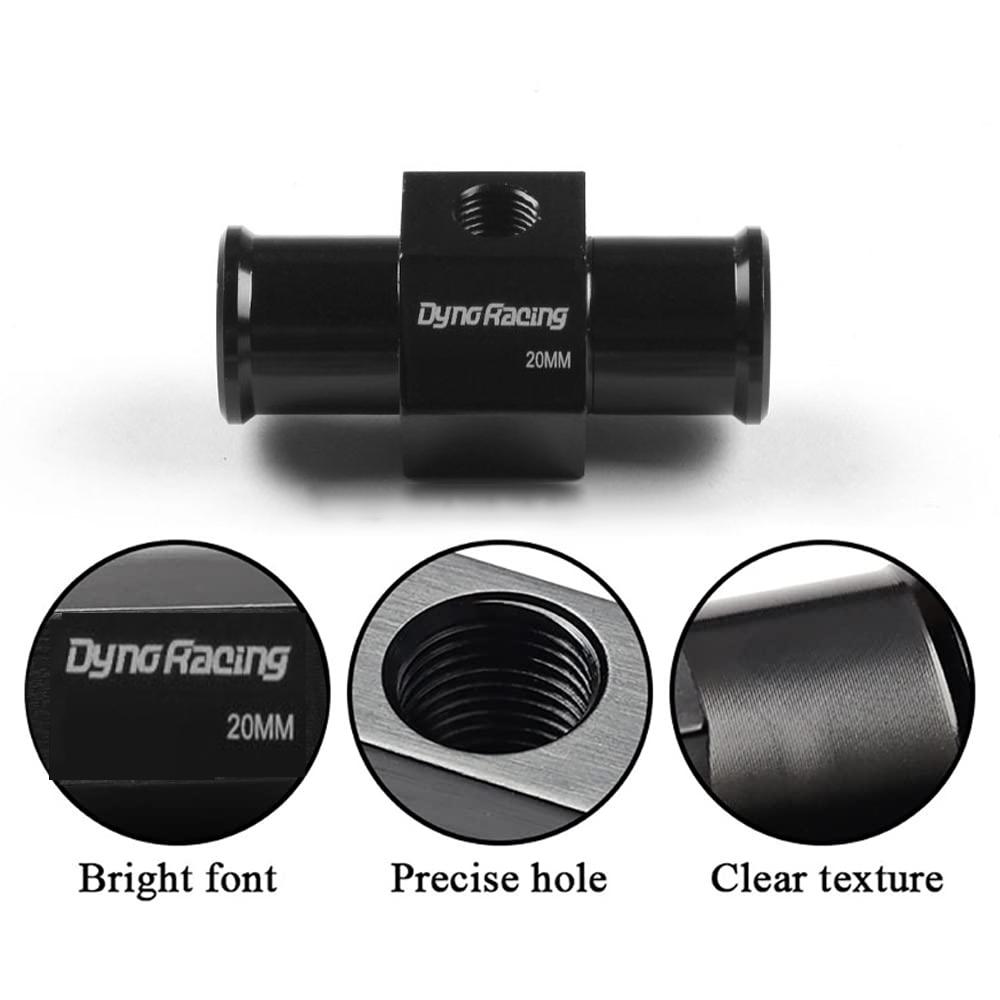 Universal Aluminum Alloy Motorcycle Water Temp Gauge Radiator Temperature Sensor Joint Pipe Hose Sensor Gauge Adapter 18-24mm