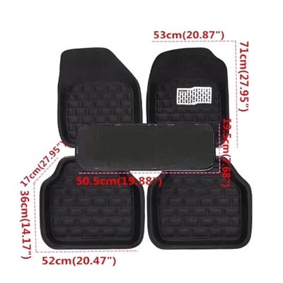 5pcs AutoFloor MatsFoot Rugs Carpets Car StylingFor Duster Premium Full Set Carpet FloorCreasing MarksMat LeatherCar Accessories