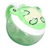 Baby Snack Container Animal Shape No Spill Impact Resistance Safe Tritan Toddler Snack Cup for Outdoor Travel Frog
