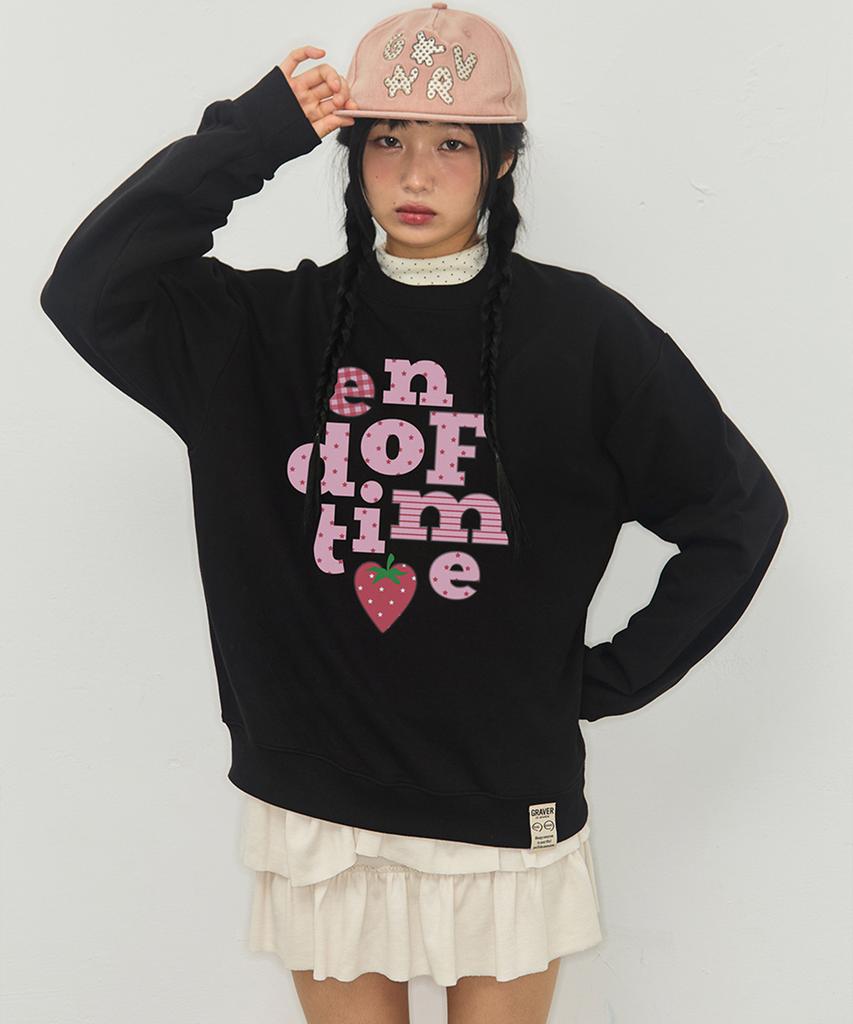 GRAVER [Unisex] End Of Time Logo Sweatshirt_11 Colors