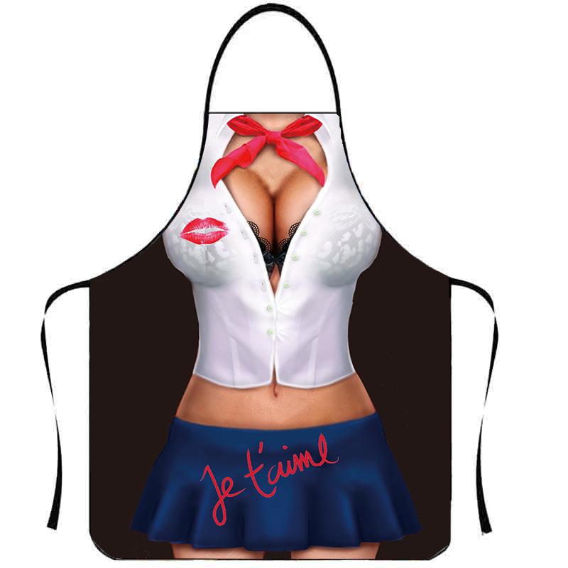 Creative Bikini Apron, Easy To Clean, Universal Kitchen Cooking Apron