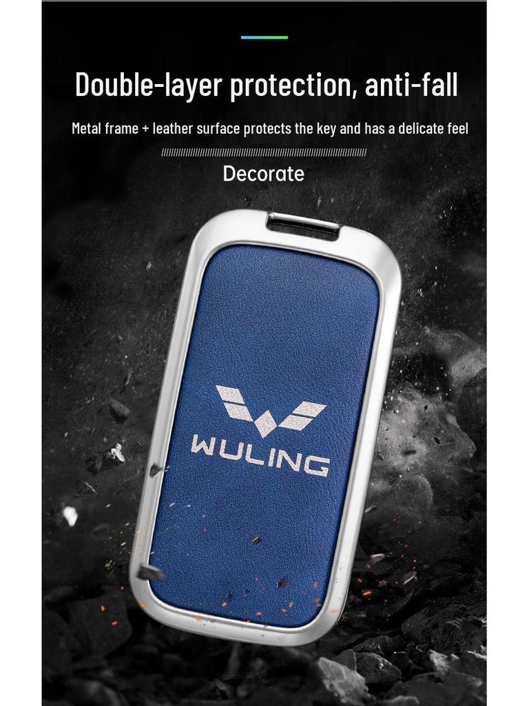 Wuling Xingchen 2022 Key Cover for Jiachen Xingyao Edition – Folding Metal Car Key Shell