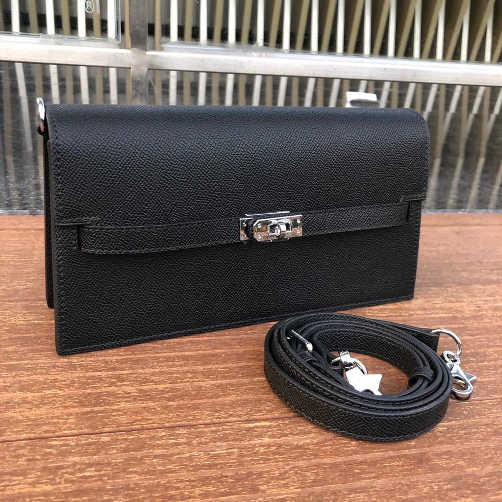 Foreign Trade Cross-border Explosion, Palm Pattern Kelly Bag, Genuine Leather Fashion Versatile Messenger Bag, Textured Cowhide Underarm Shoulder Bag