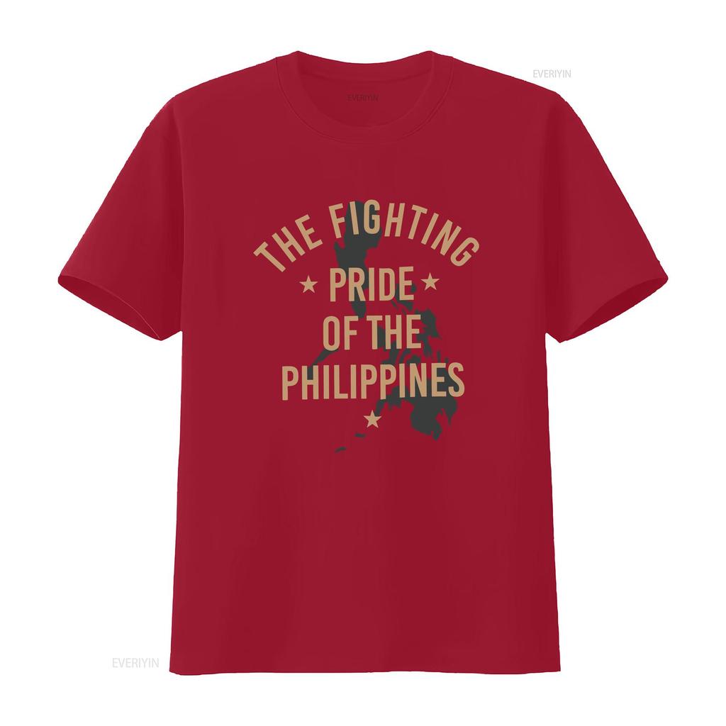 The Fighting Pride of Philippines Team Pacquiao T Shirt vintage Washed Soft streetwear fashion Stylish Casual Slightly