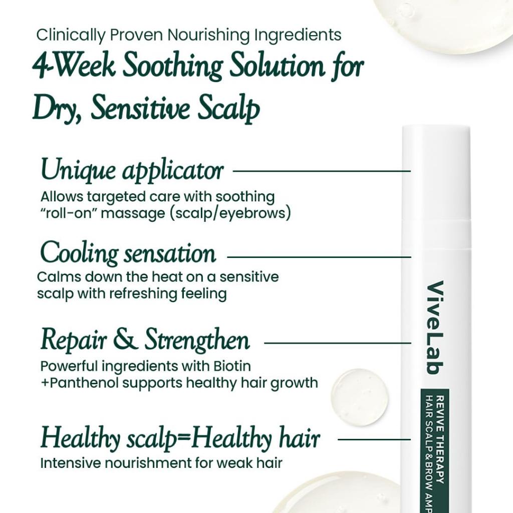 [ViveLab] Revive Therapy Hair Scalp & Brow Ampoule 15ml