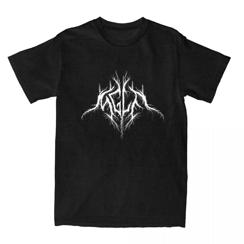 Man T-Shirt Mgla Black Metal Music Logo T Shirts Leisure Beach Tees Vintage Custom Logo 100% Cotton Tops Gift