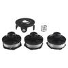 Complete Spool Cover Set for DUR181Z Trimmer 1 6MM Diameter 3 Spools 1 Cover 1 Spring for Efficient Grass Cutting