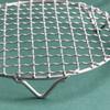 Round Shape BBQ Cooling Rack with Foot Air Fryer Rack Durable BBQ Net  Oven Use