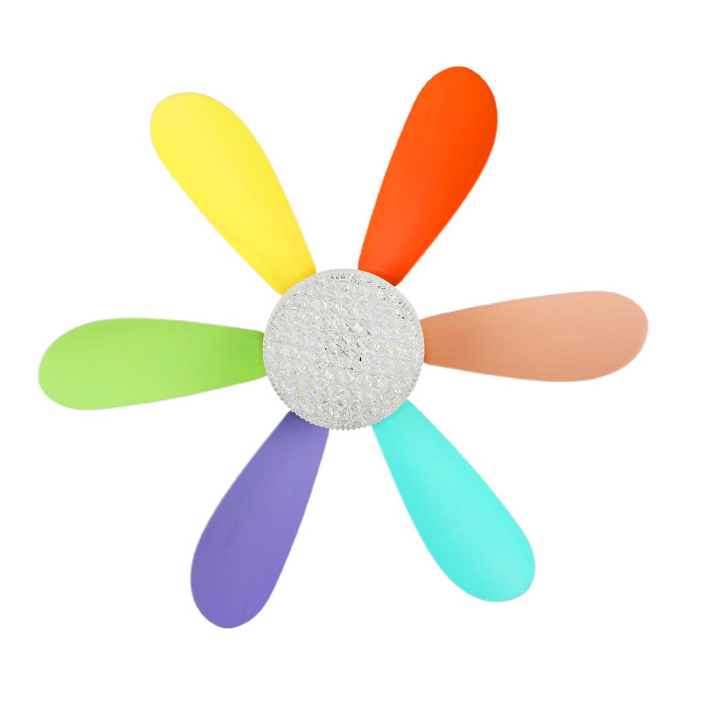 Multifunctional Ceiling Fan with Light, Lamp etachable Fan Leaf with Remote Control 3000K-6500K AC85V-265V