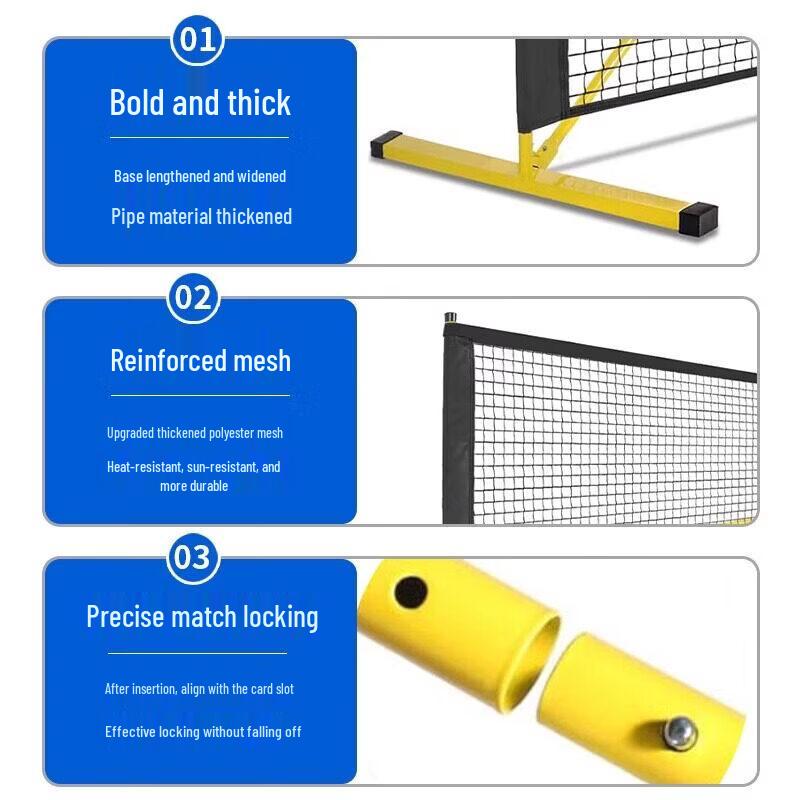 JINGGENG Portable Pickleball Net