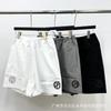 Herren Nylon Cargo Shorts Streetwear Weiter Bein Sportlich Lässig
