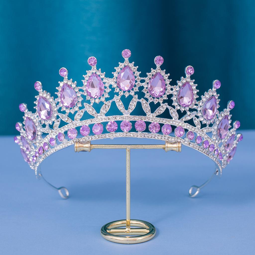 European and American Bride's Crown Headwear Hair Crown Accessories Evening Gowns Princess Style Hair Accessories