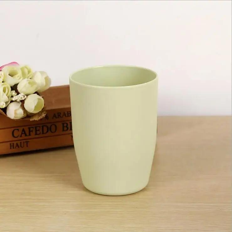 Simple and Fresh Couple Brushing Cup Thickened Round Mouthwash Cup Plastic Water Cup Wash Cup Brushing Tooth Cylinder