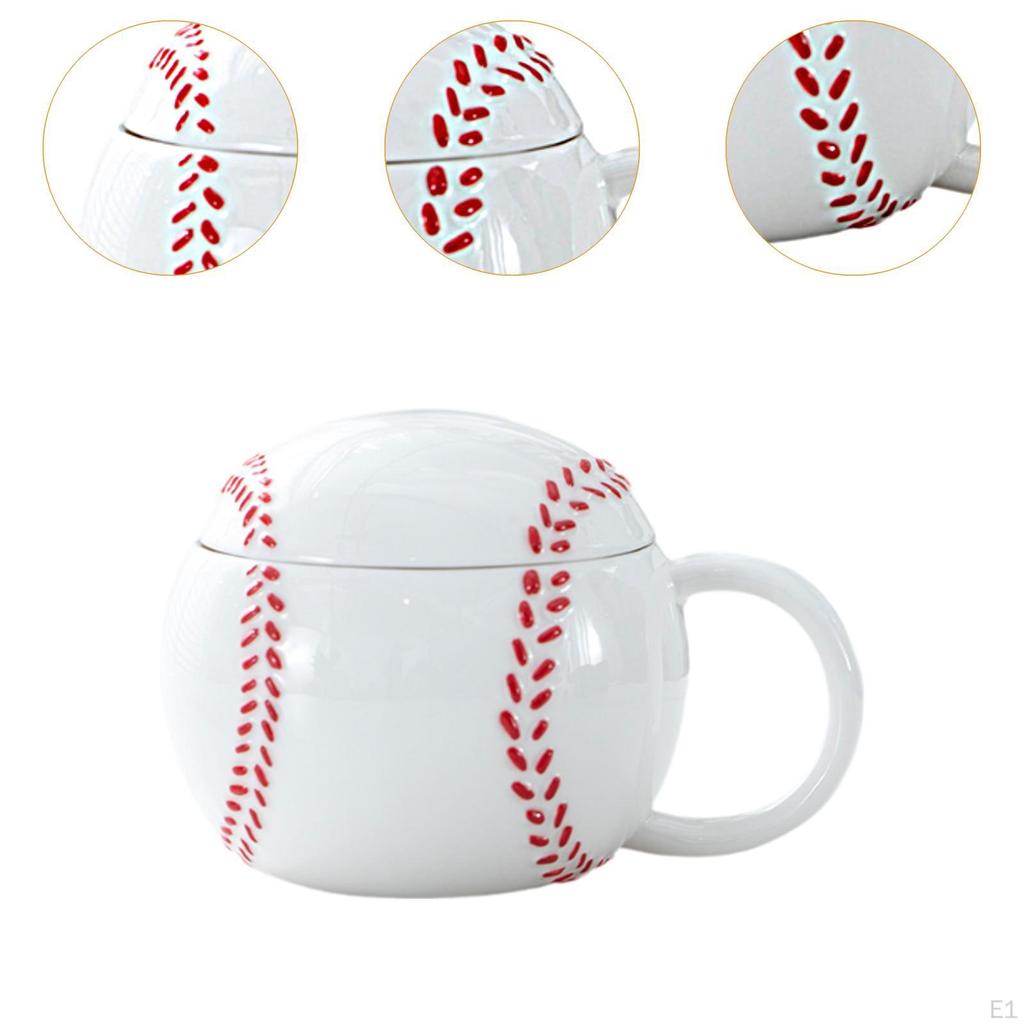 Ceramic Coffee Mug Baseball Birthday Gifts Funny Soccer Espresso Cup for Bakery Home Living