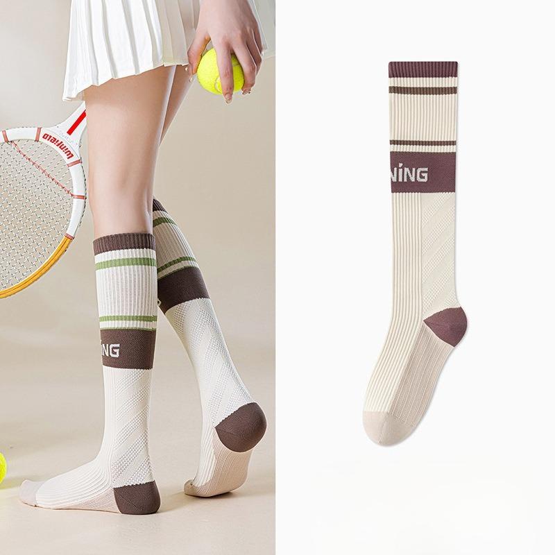 Female Summer Thin Pilates Running Cycling Fitness Yoga Professional Exercise Pressure Calf Socks
