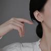 Simple Hollow Heart Earrings for Women, Temperament Commute Ear Accessories, Minimalist Openwork Heart Stud Earrings