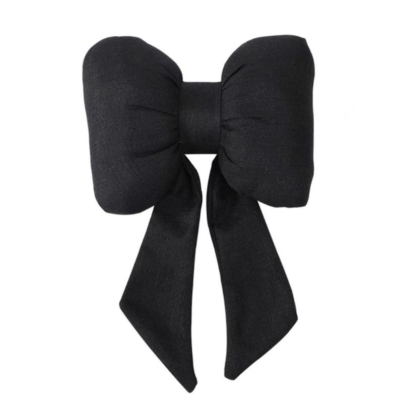 

Lumbar Support Pillow for Office Chair Back Support Pillow for Car, Computer, Gamings Chair,Bowknot Back Cushion