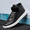 Tide Trend Men's Women's Hightop Sneakers Couples Students Walking Casual Skateboard Shoes Golden Black Pink Boots