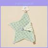 Baby Plush Soothing Blanket With Star Shape And Teething Grip For Sleep Aid
