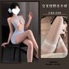Open chest seduction dress pajamas passion fun underwear sexy perspective hip wrap secretary uniform sexy backless