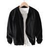 Herren L951 Retro Casual Ramie Baseballjacke – Herbst Baumwolle Leinen Oberbekleidung
